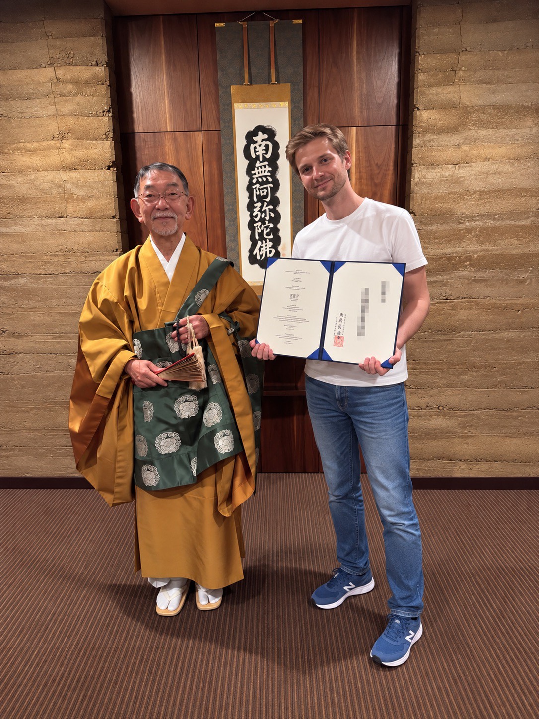 本堂での参拝とご縁に感謝の時間